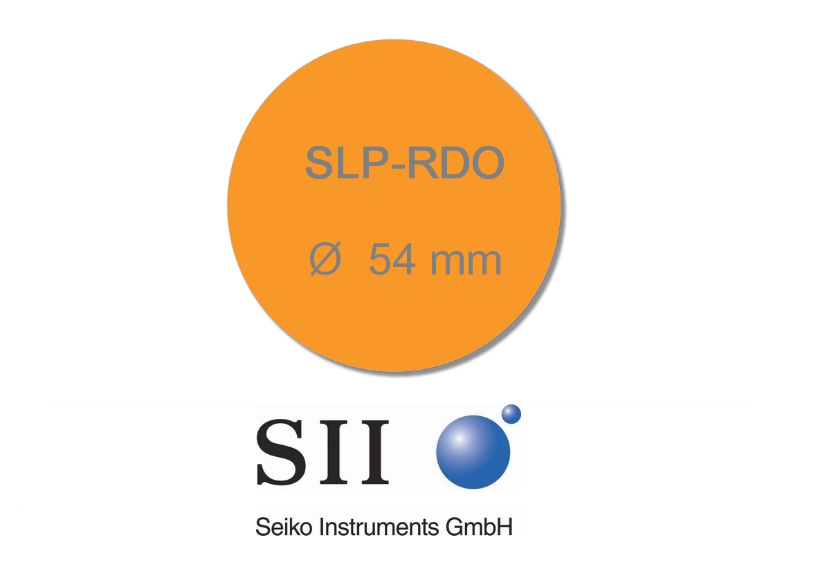 Seiko SLP-RDO Etiketten rund , orange