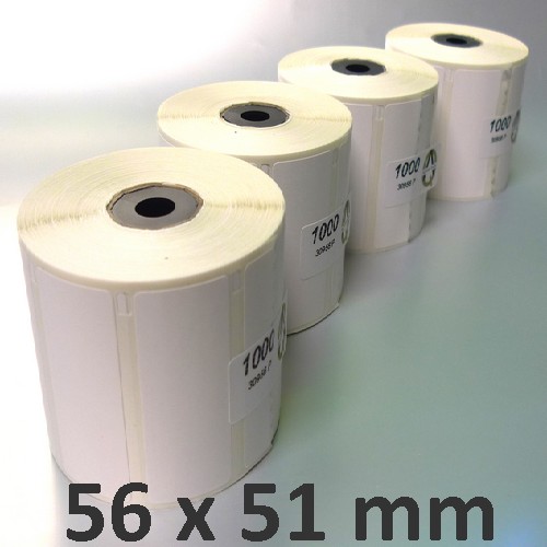 56 x 51 mm Thermodirekt Etiketten -0