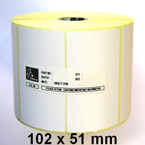 102 x 51 mm Thermotransfer Etiketten-0