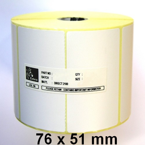 76 x 51 mm Thermotransfer Etiketten-0
