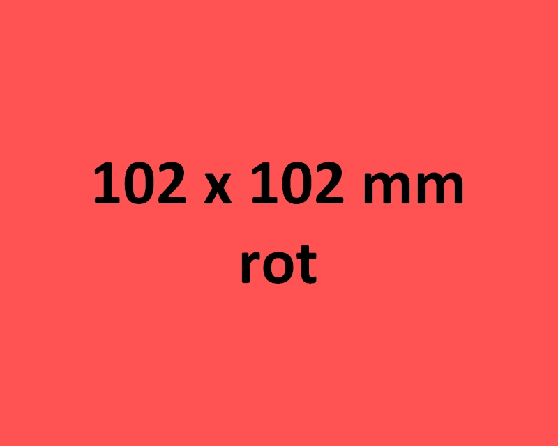 102 x102 mm Thermo 1.500 Etiketten, rot / 76er Kern-0